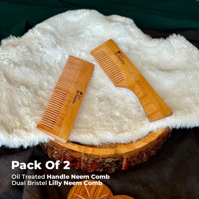 Oil Treated Neem Comb ( Pack of 2 )